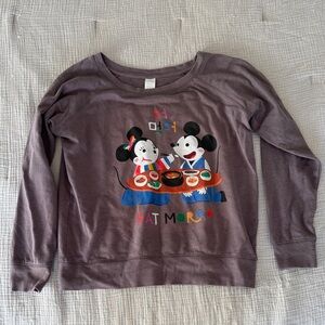 Disney Gray Tee with Colorful Graphic
